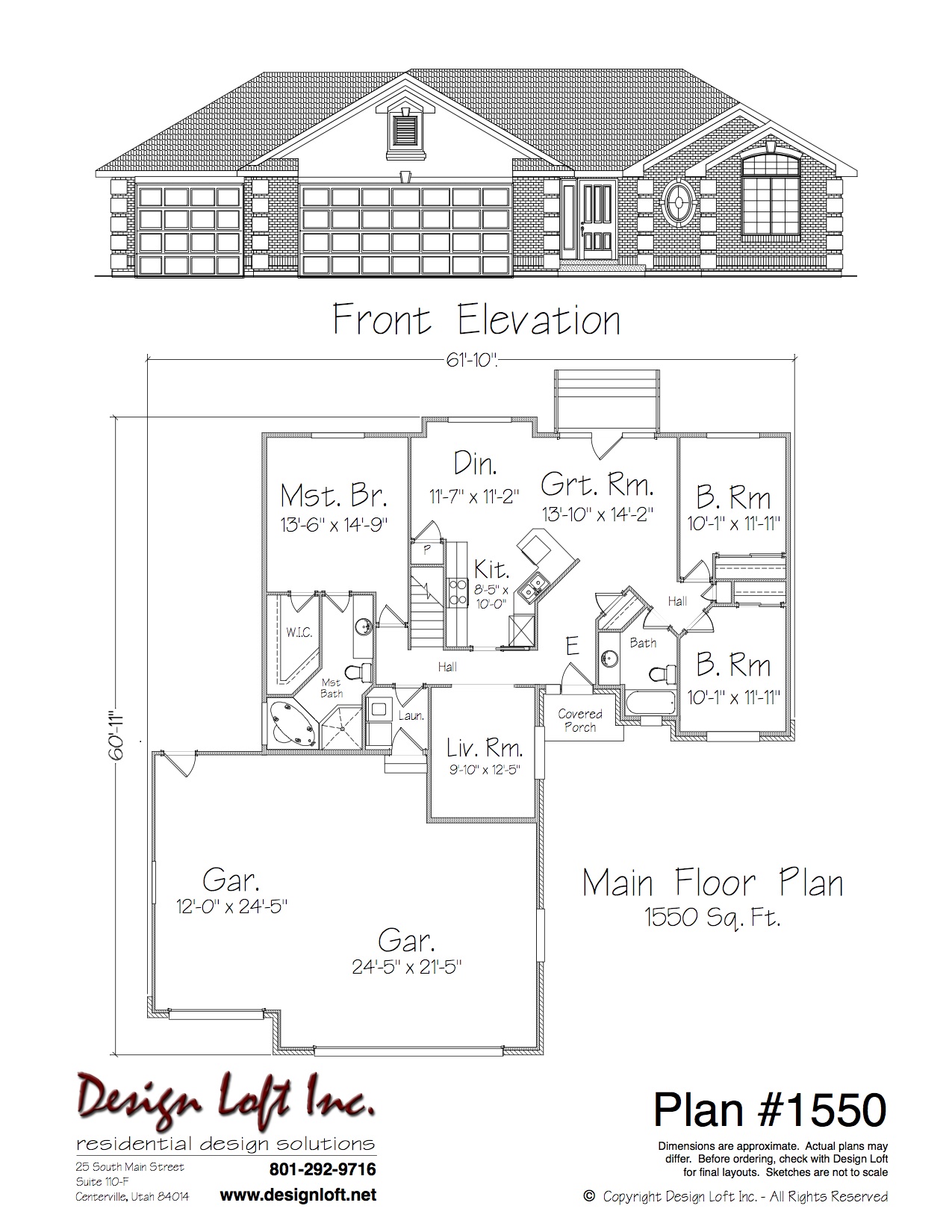 Plan 1550: Efficient 1,550 Sq Ft Home Design